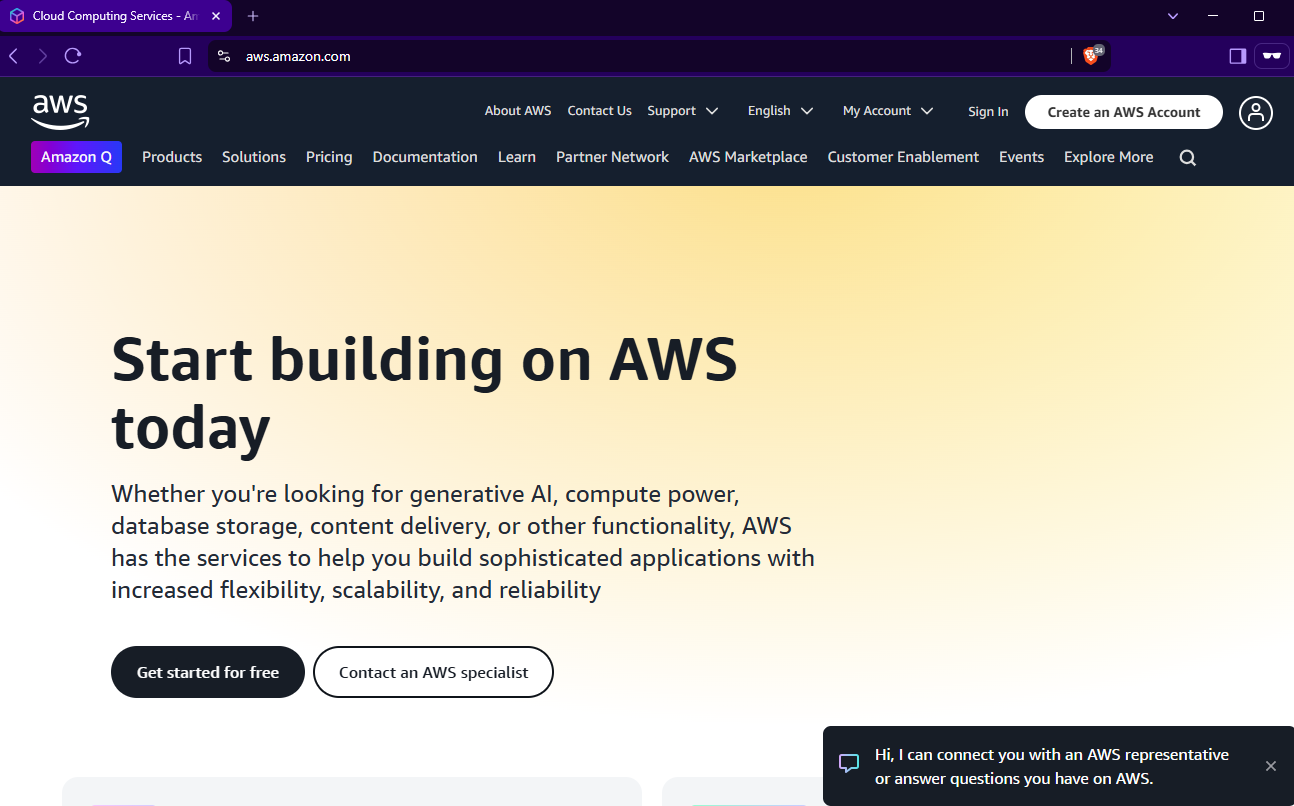 AWS Step 1