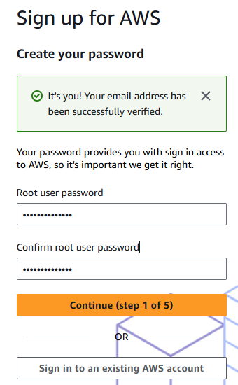 AWS Step 5