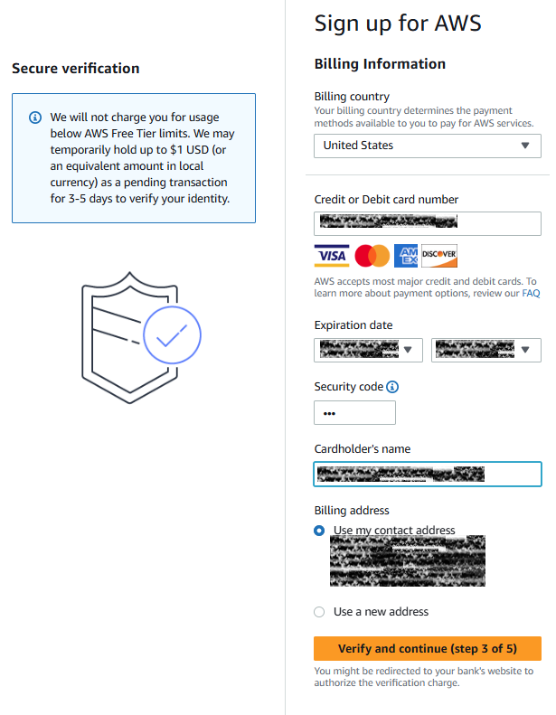 AWS Step 7
