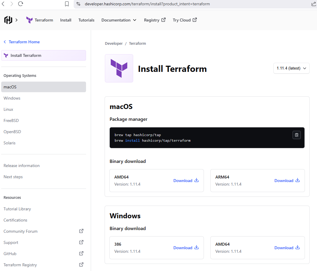 Download Terraform
